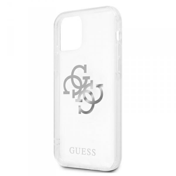 Guess 4G Big Logo Charm - Etui iPhone 12 Pro Max (srebrny charms)