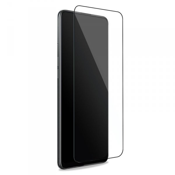 PURO Frame Tempered Glass - Szkło ochronne hartowane na ekran Xiaomi Redmi Note 10 (czarna ramka)