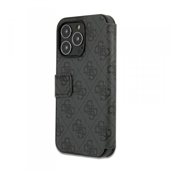 Guess Booktype 4G Big Metal Logo - Etui iPhone 13 Pro (szary)
