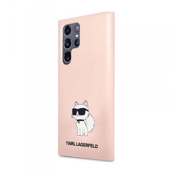 Karl Lagerfeld Silicone NFT Choupette - Etui Samsung Galaxy S23 Ultra (różowy)