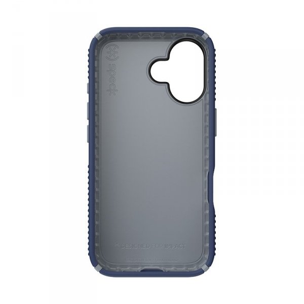 Speck Presidio2 Grip - Etui iPhone 16 (Coastal Blue / Dust Grey / White)