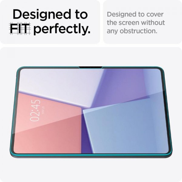 Spigen GLAS.TR EZ FIT - Szkło hartowane do iPad Pro 13&quot; (M4, 2024) (Przezroczysty)