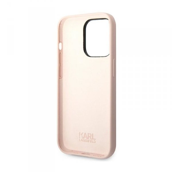 Karl Lagerfeld Choupette Body - Etui iPhone 14 Pro (jasnoróżowy)