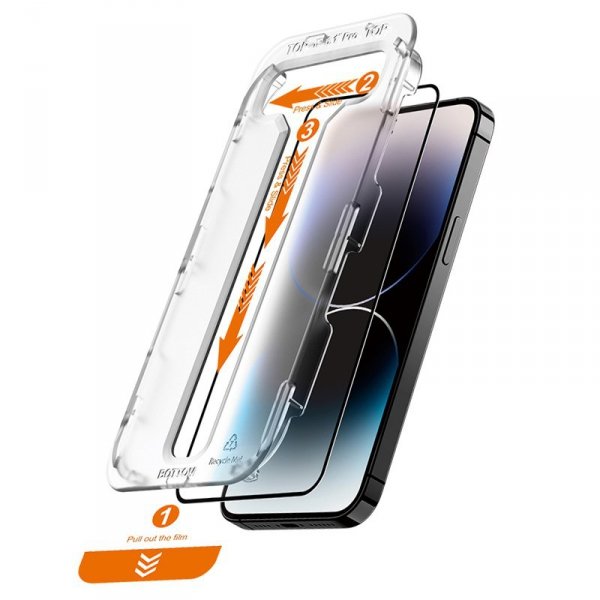 Crong EasyShield 2-Pack - Szkło hartowane iPhone 14 Pro (2 sztuki)