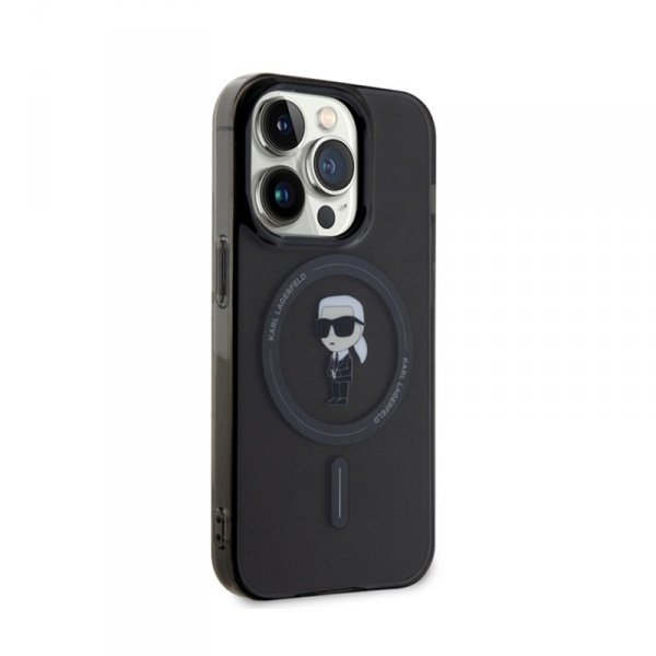 Karl Lagerfeld IML Ikonik MagSafe - Etui iPhone 15 Pro (czarny)