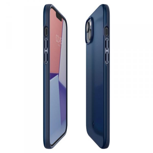 Spigen Thin Fit – Etui do iPhone 15 Plus / iPhone 14 Plus (Granatowy)