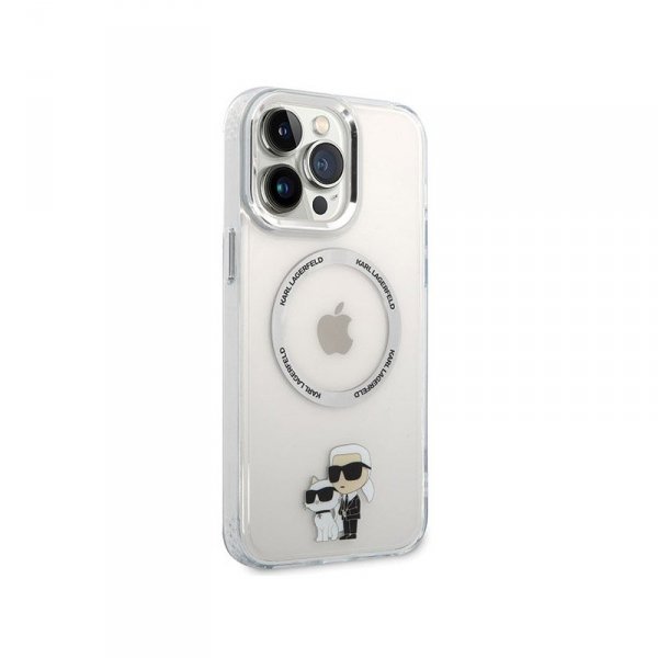 Karl Lagerfeld IML NFT Karl & Choupette MagSafe - Etui iPhone 13 Pro Max (przezroczysty)