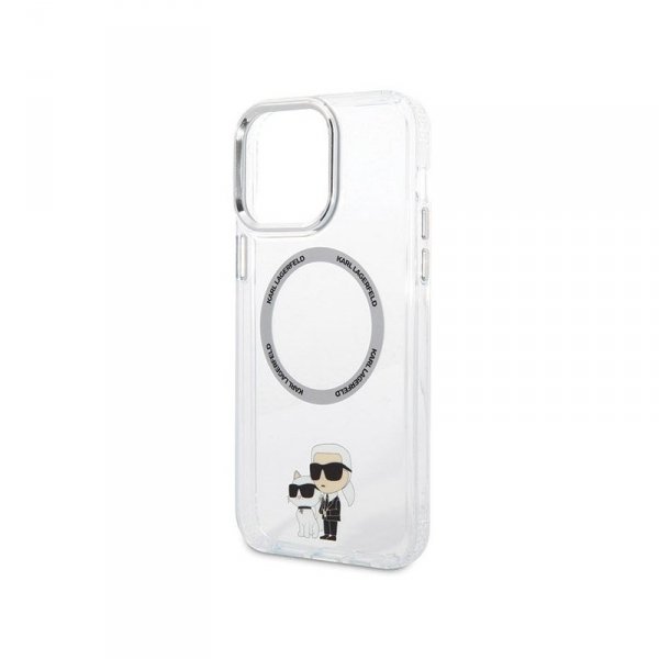 Karl Lagerfeld IML NFT Karl & Choupette MagSafe - Etui iPhone 13 Pro Max (przezroczysty)