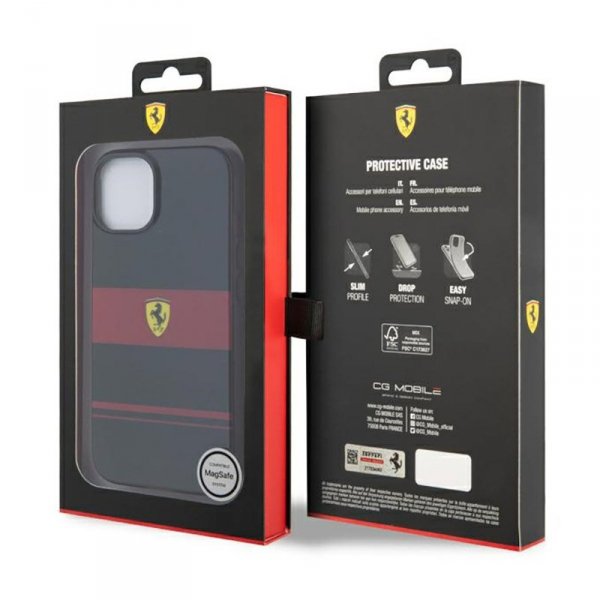 Ferrari Combi MagSafe - Etui iPhone 14 (Czarny)