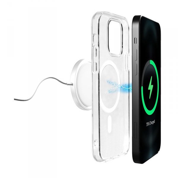 PURO LITEMAG - Etui iPhone 14 Plus MagSafe (przezroczysty)