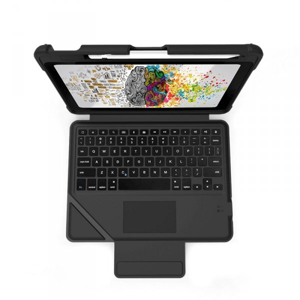 STM Dux Keyboard Trackpad Case – Etui z klawiaturą i gładzikiem iPad 10.2” (2019-2021) MIL-STD-810G (Black)