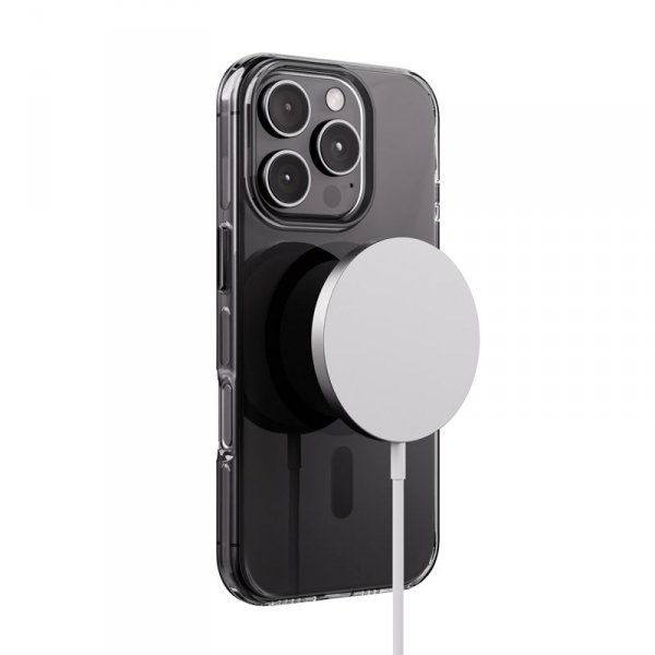 Crong Clear MAG Pro - Etui iPhone 16 Pro Max MagSafe (czarny)