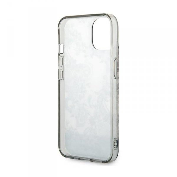 Guess Porcelain Collection - Etui iPhone 14 Plus (szary)