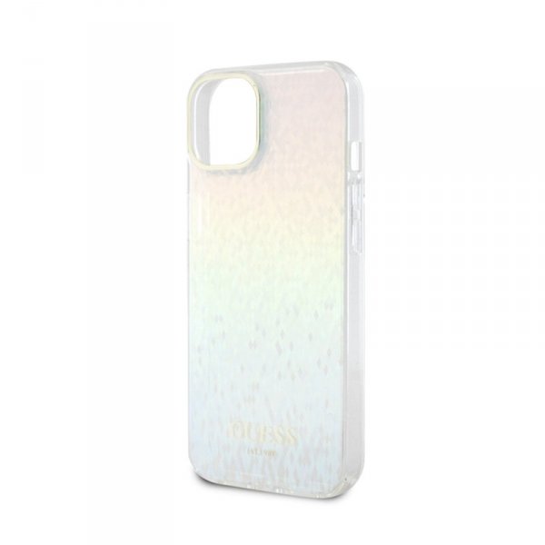 Guess IML Faceted Mirror Disco Iridescent - Etui iPhone 15 (Iridescent)