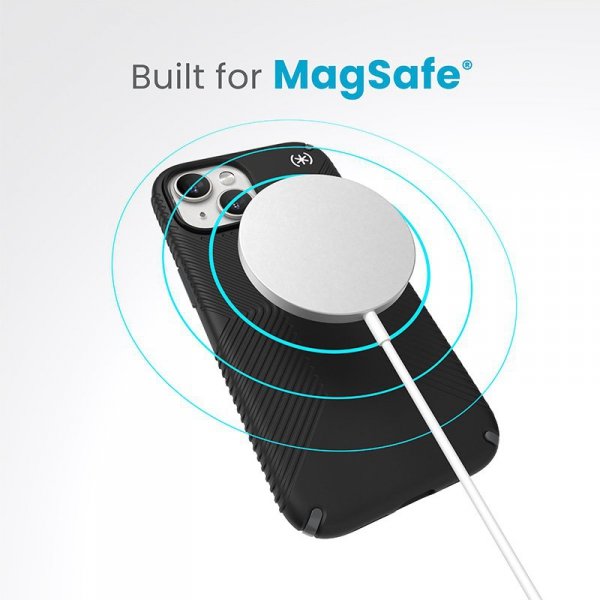 Speck Presidio2 Grip Magsafe - Etui iPhone 16e / iPhone 15 / iPhone 14 / iPhone 13 (Black / Slate Grey / White)