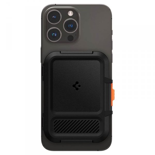 Spigen Lock Fit MagSafe - Portfel magnetyczny (Black)