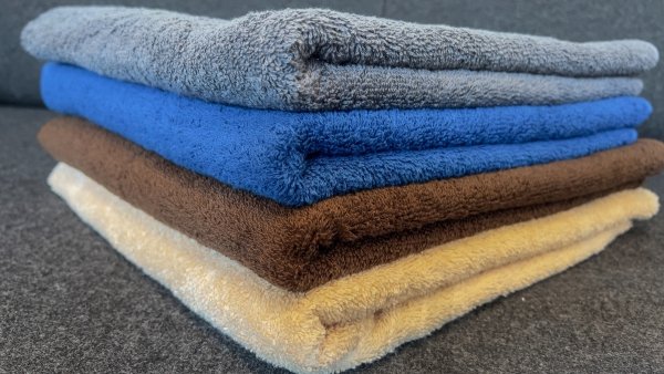 Ręcznik frote, hotelowy, gładki, brązowy, 450 g/m2