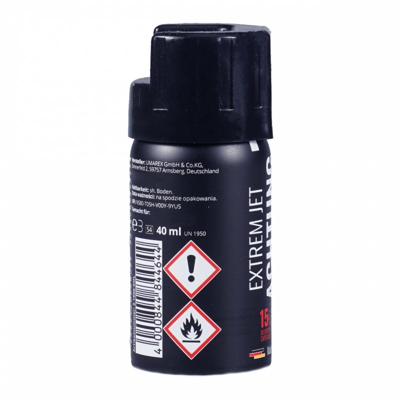 Umarex GmbH Gaz Pieprzowy ACHTUNG EXTREM JET 2.1906-KOL 40 ml - strumień