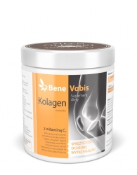 Bene Vobis - Kolagen (hydrolizat żelatynowy) z Witaminą C - 250 g 