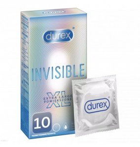 Durex Invisible XL Powiększone 10 szt.