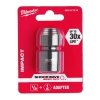 Adapter:1/2 kwadrat- 1/4 hex Do mocowania bitów