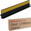 30x Listwa przyokienna Apu uszczelka 6/3 3m czarna