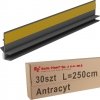 30x Listwa przyokienna Apu uszcz 6/3 2,5m antracyt