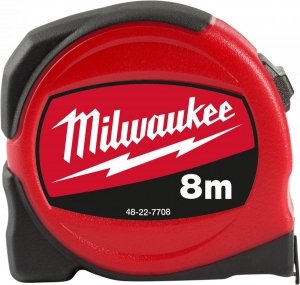 Miara 8m/25mm Taśma miernicza  SLIM Milwaukee miarka