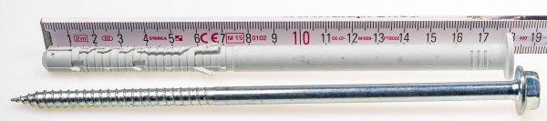 Kołki ramowe rozporowe 10x180 KLUCZ+TX torx 25szt
