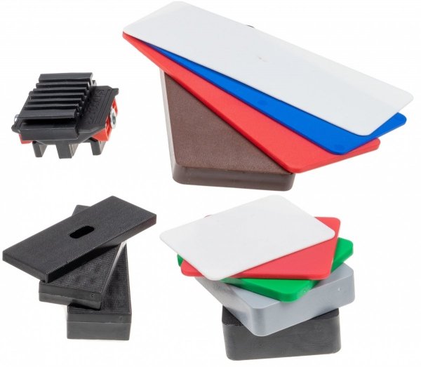 Podkładki 140x53x1,2,3,5,10,20 MIX po 25szt=150szt