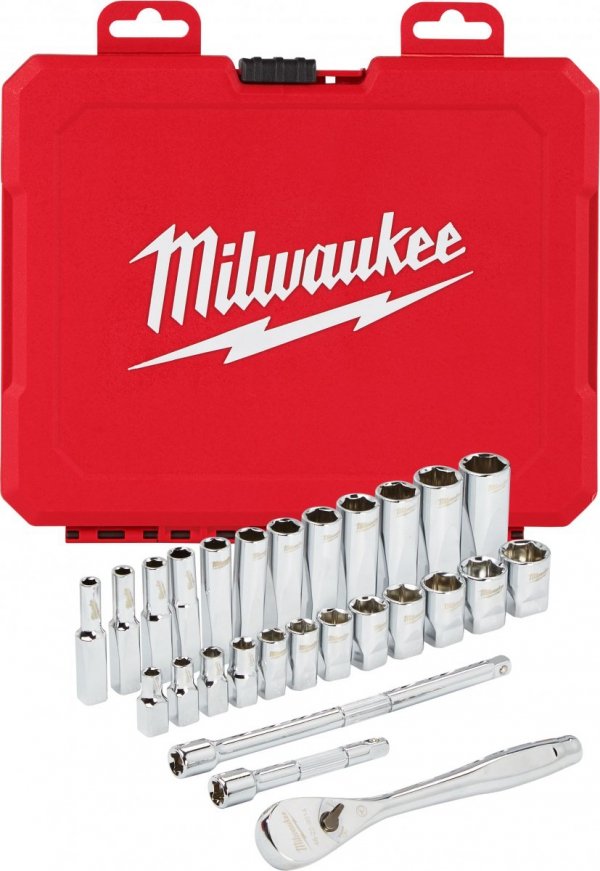 Zestaw nasadek z grzechotką Milwaukee 28szt 1/4&quot;