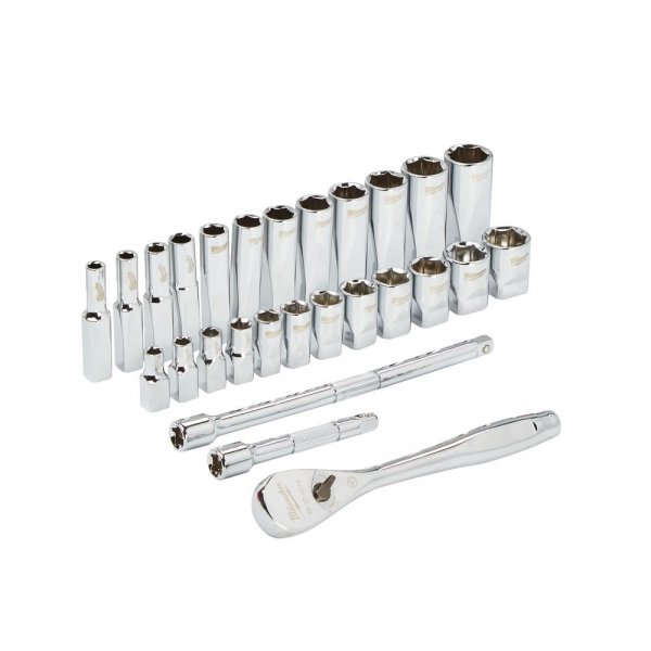 Zestaw nasadek z grzechotką Milwaukee 28szt 1/4&quot;