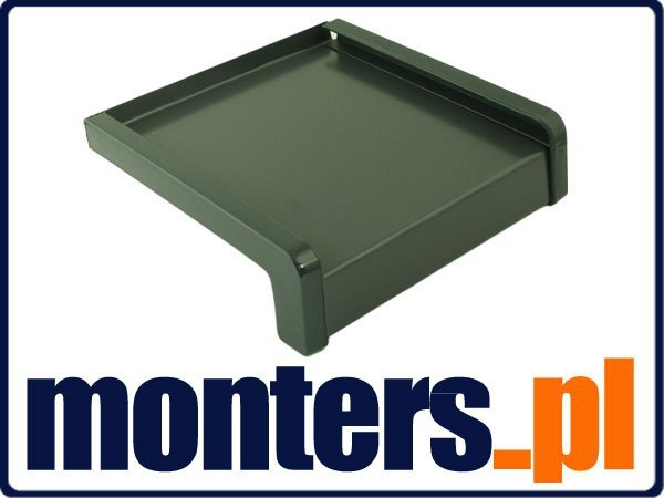 Parapet zewnętrzny stalowy blacha antracyt 300mm 1mb
