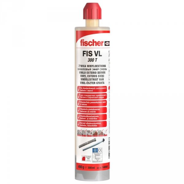 Kotwa chemiczna Fischer VL 300 T zaprawa żywica