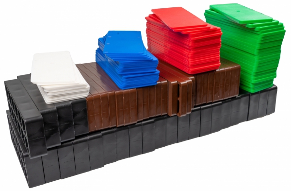 Podkładki 140x53x20mm montażowe obciążenia 100szt