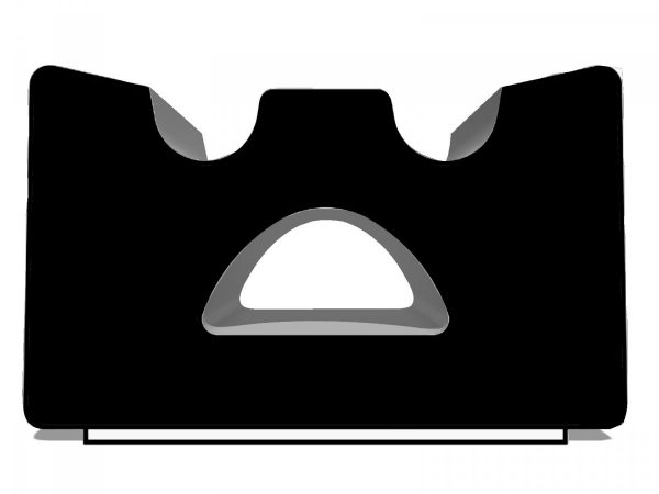 Uszczelka samoprzylepna czarna 10x6 (SD-53) 1m