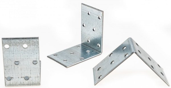50x Kątownik ciesielski 60x60x40 2mm łącznik KM3