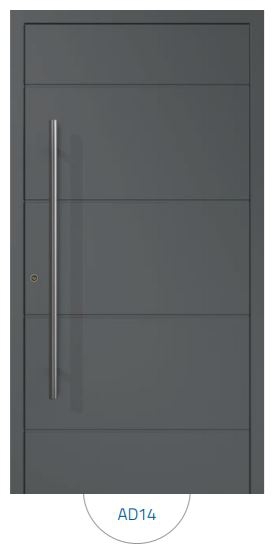 Drzwi wejściowe zewnętrzne Aluprof MB86 wzór AD14