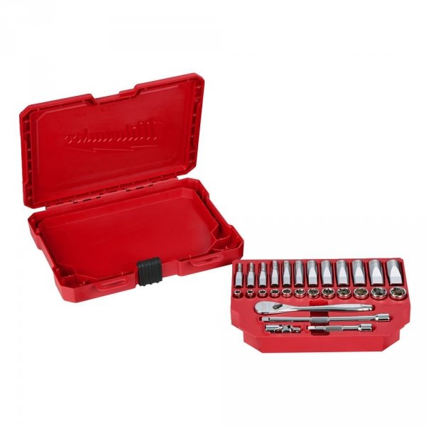 Zestaw nasadek z grzechotką Milwaukee 28szt 1/4&quot;