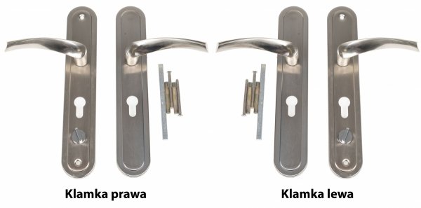 Klamka XLD  LEWA drzwi chińskich zewnętrzna HIT