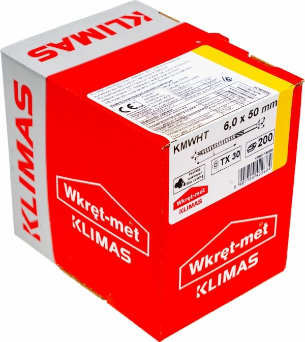 Wkręty ciesielskie TX 6x50 do drewna osb 200szt