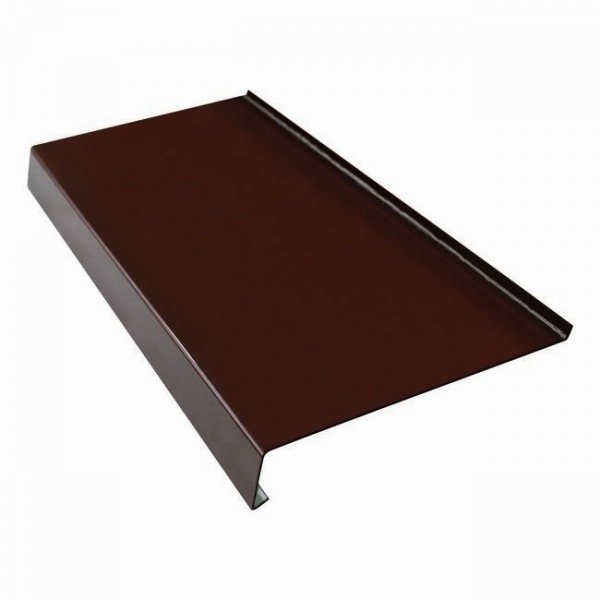 Parapet zewnętrzny stalowy blacha brąz 8017 250mm 1mb