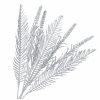 Gałązka Brokat Palma Srebrna 75cm KR1616 [6szt]