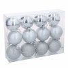 Bombki 12szt 6cm Srebro KR1202E [25op]