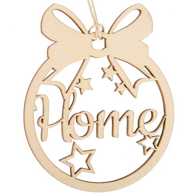 Bombka Kokardka Napis Home [ 100 sztuk ]