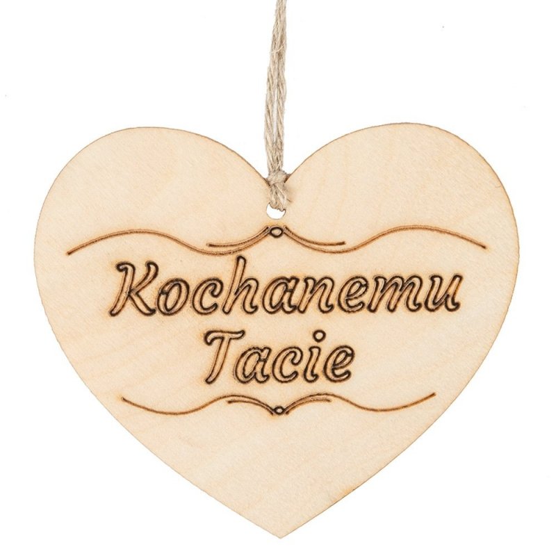 Zawieszka Serce Fale Kochanemu Tacie [Komplet 100szt]