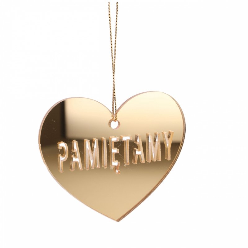 Zawieszka Na Znicz Pamiętamy 8cm Plexi [60szt]
