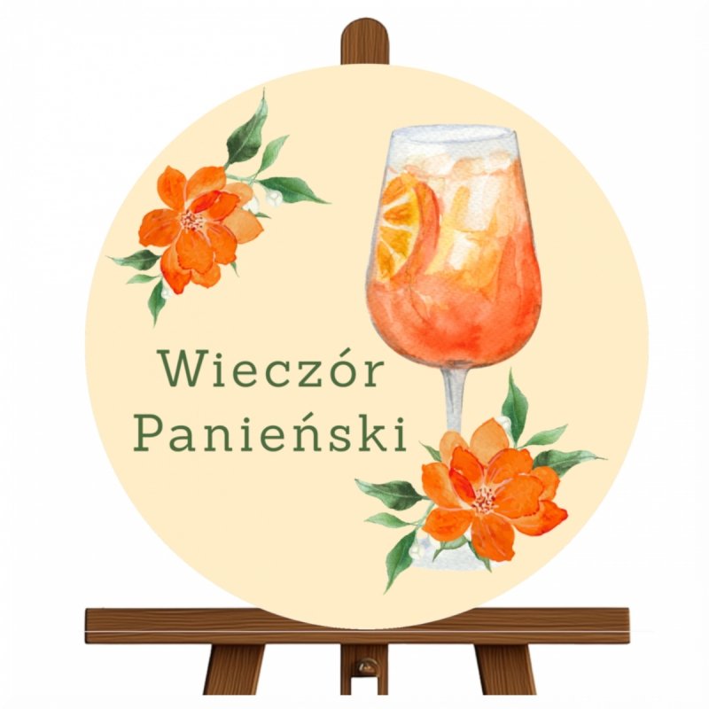 Pomarańcze Tablica Powitalna Kieliszek [2szt]