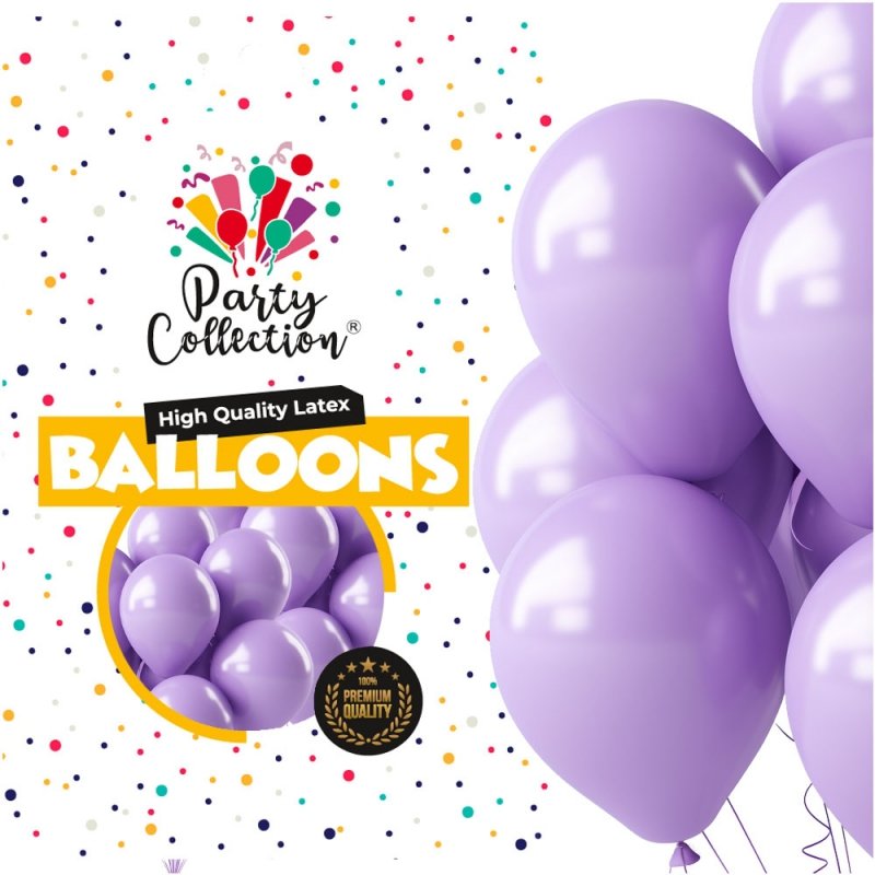Balony Pastel Fiolet 14" 50szt KR539-8 [5opak]