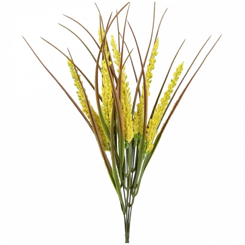 Bukiet Dekoracyjny Żółty 50cm KR1862 [8szt]